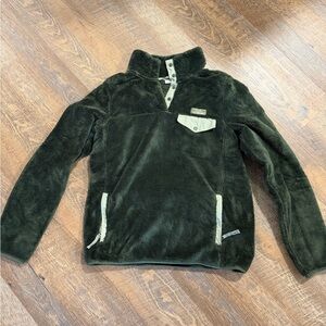 L.L. Bean Dark Green Teddy Jacket